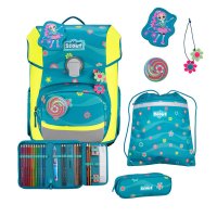 Scout Schulranzen Neo Little Flowers 4 tlg.