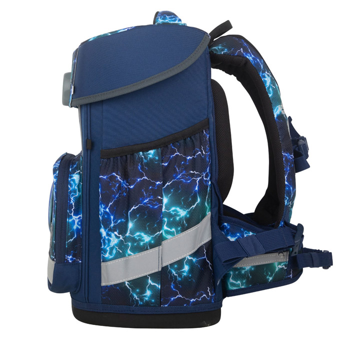 Borsa Sportiva School-Mood Felix Per Bambini: Compatta (38x21x17cm), Con Scomparto Umido Per Abbigliamento Sporco E Toppa Rimovibile. Realizzata Con Materiali Riciclati, Perfetta Per La Palestra Scolastica.