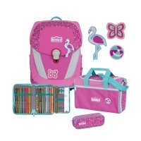 Scout Schulranzen Sunny 2 Flamingo 4 tlg.