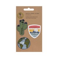 Lässig Textil Sticker Worldwide