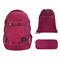 Coocazoo Schulrucksack Mate Berry Boost 3 tlg.(1)