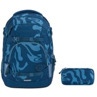 Coocazoo Schulrucksack Mate Breaking Waves 2 tlg.