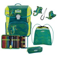 Scout Schulranzen Neo Superflash Extreme Lizard 4 tlg.