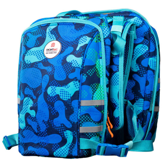 Frontbag Schulranzen Camou Blue 3 tlg. kaufen | Schulrucksäcke