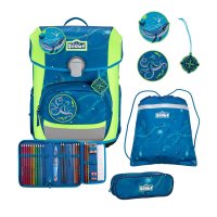 Scout Schulranzen Neo Deep Sea 4 tlg.