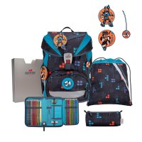 DerDieDas Schulrucksack ErgoFlex Ninja Fighter 5 tlg