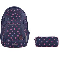 Coocazoo Schulrucksack Reflective Moons 2 tlg