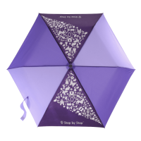 Step by Step Regenschirm Magic Rain Effect Purple