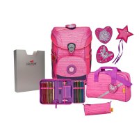 DerDieDas Schulranzen ErgoFlex Easy Pretty Unicorn 5tlg