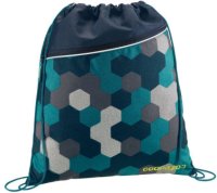 Coocazoo RocketPocket Sportbeutel Blue Geometric Melange