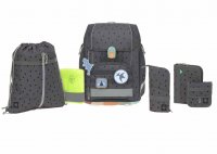 Lässig Schulranzen Boxy Unique Speckles anthracite 7 tlg Lässig Schulranzen Boxy Unique Speckles anthracite 7 tlg