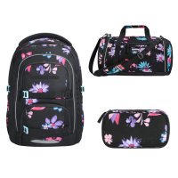 coocazoo-schulrucksack-porter-floral-artnight-3tlg coocazoo-schulrucksack-porter-floral-artnight-3tlg