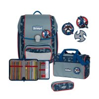 Scout Schulranzen Genius Blue Ninja 4 tlg.