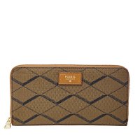 Fossil Damen Geldbörse Sydney Clutch Brown SL6696200