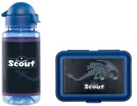 Scout Trinkflasche Essbox Black Dragon 2 tlg.