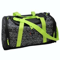 Ikon Sports Bag Black & White Pixel